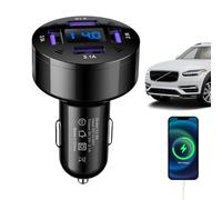 Mobile Phone Charger for Auto-USB, USB-Auto-Handy Charger-Chargeging Phone Adapter Block with 4 Connections, Convenient 4 Ports to 4 Ports Adapter | Quick Charge Handapter to