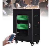 Mobile Phone Charging Cabinet Cellphone USB Charging Station Lockers Rechargeable Phones Organized Cabinet, 50 Slots