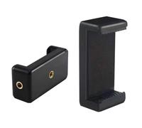 Mobile phone clamp Selfie E type designed for live broadcast brackets with quarter interface compatibility, stable mounting on tripods and stands