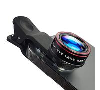 Mobile Phone Fisheye Lens, 235° Fisheye Lens, Compatible with Most iPhone Android Samsung Phones and Smartphones