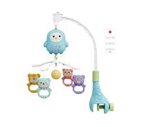 Mobile Phone for Cot - Baby Cot Mobile, Infant Bathroom, Musical Hanging Toy with Rotating Rattles, Soothing Nursery Decoration, Adjustable Crib Mobile Chair Net