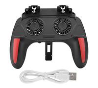 Mobile Phone Game Controller Gamepad With Dual Cooling Fans, Control Para Celular Handy Joystick 2500Mah 5000Mah, Gamepad Para Celular, Pne Gaming Grip With Dual Cooling Fans, Handy Joystick 2500Mah