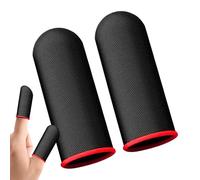 Mobile Phone Game Finger Case, Finger Cases for Games, Pack of 2 Breathable Carbon Fibre Finger Covers - Lightweight Game Finger Cases to Improve Finger Sensitivity and Touch Response