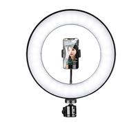 Mobile Phone Holder - Adjustable Tripod for Live Streaming, Video Recording, Built-in Light | Practical Accessory for Vlogging Kitchen Meetings Broadcast Content Creation