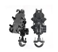 Mobile Phone Holder Bicycle Riding Navigation Bracket GPS Shockproof Handlebar Holder Universal Motorcycle Bike Mobile Phone Holder Aluminum(AH)