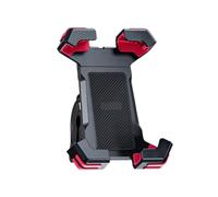 Mobile Phone Holder Bike for Contessa Active 2020-, 360° Rotatable Stand Shock Absorbing Silicone and Secure Locking Featuring,D Black Red-B