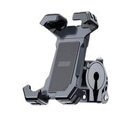 Mobile Phone Holder Bike for Scott Silence eRide 2024-, 360° Rotatable Stand Shock Absorbing Silicone and Secure Locking Featuring,C Black-B