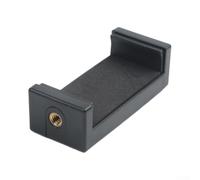 Mobile Phone Holder E-Clamp with Quarter Thread for Tripod - Adjustable Angle Stand for Broadcast 90mm