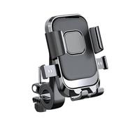 Mobile Phone Holder For Bicycle Riding Motorbike Scooter Cycling Generic Motorcycle Phone Mount 360 Rotatable Navigation Bracket Scooter Phone Clip(On Handlebar)