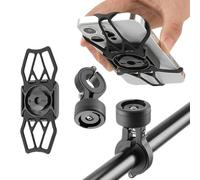 Mobile Phone Holder for Bicycle, Silicone Bicycle Accessories, Bicycle Smartphone Holder, for Cyclists, Road Riding, Mountain Biking, Food Delivery, Daily Commuting, Group Trips, Landscape Tours