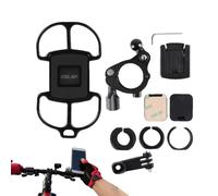 Mobile Phone Holder for Bikes - 360 Degrees Adjustable Universal Clip Rotatable | Bicycle Phone Holder - For Bike Trips Video Calls Navigation Video Recording Live Streaming Display