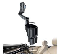 Mobile Phone Holder for Car Drink Holder | 2-in-1 Adjustable 360° Rotatable - Extension for Truck Cup Holder as Mobile Phone Holder, for Commuting, Travel, Navigation, Passenger Seat and