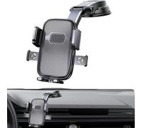 Mobile Phone Holder for Car, Mobile Phone Holder Mount Dash, 360° Rotation Mobile Phone Holder Suction Cup Mobile Phone Holder for Ventilation Opening on the Windscreen