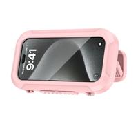 Mobile Phone Holder for the Shower - Waterproof Mobile Phone Holder, Anti-Fog Touch Screen, Wall Mount with Stand, 7.8 Inches, for Bathtub, Tiles, Mirror, Playback of Music Videos, Kitchen, A