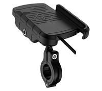 Mobile Phone Holder Motorcycle Motorcycle Phone Holder Mount Handlebar Bracket 360 Rotating Cell Phone Stand Scooter Without Charger(Wireless Charger)