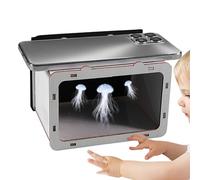 Mobile Phone Hologram Bracket - 5.12x3.94x3.54 Inches, DIY Home Cinema, Educational Physics Kit | Kids Age 6+ Entertainment Interactive Learning Parent-Child Bonding Creativity Imagination