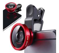 Mobile Phone Kit - 0.4X Super Wide View, Portable Glass-Metal Optics, Easy to Install Clip Design | Outdoor Naturalistic Shots Vlogging Streaming D Transmission