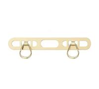 Mobile Phone Lanyard Patch Side Hanging Stainless Steel Clip Double Buckle Phone Straps Gasket Metal Connect Piece(1pc golden)