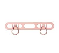 Mobile Phone Lanyard Patch Side Hanging Stainless Steel Clip Double Buckle Phone Straps Gasket Metal Connect Piece(1pc rose gold)