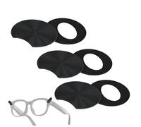 Mobile Phone Lens Protector, Camera Cover for 0.91 Inch ABS Glasses, Black Electronic Accessories, Pack of 3, Privacy Against Spy Idtings