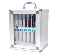 Mobile Phone Locker Cabinet with 12-60 Compartments - School Office Factory Use | Anti-Theft Cell Phone Storage | Security Box for Phones (Silver 12 Slots)