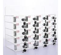 Mobile Phone Locker Mobile Phone Storage Box Acrylic Mobile Phone Holder Desktop Storage Box Wall Mounted，Handy Lockbox for Wall Mounting with Keys 50-Grid Storage Cabinet for Classroom Scho