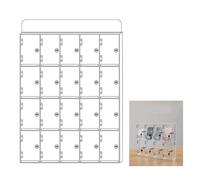 Mobile Phone Locker Mobile Phone Storage Box Acrylic Mobile Phone Holder Desktop Storage Box Wall Mounted，Lockable Acrylic Phone storageCabinet with 20 Slots - Portable nizer for Office & Me