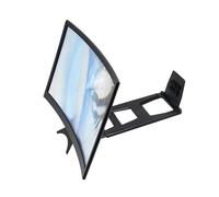 Mobile Phone Magnifier - 12 Inch Foldable Curved Projector | Cell Phone Screen Magnifier, Curved Enlargerfor Seniors Video Watching Movie Night Home Travel Break Party