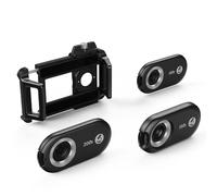 Mobile Phone Microscope Lens Kit 100X/150X/200X with LED and UV Lights, Built-in CPL Filter, Universal Phone - Quick Focus, Lightweight Portable, Ideal for Science and Inspection