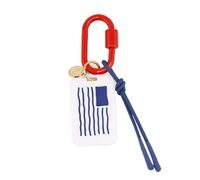 Mobile Phone Pendant with Acrylic Cute Decorative Pendants, Contrasting Geometric Elements, Retro Rope Design for Daily Use and Anti-Drop Protection