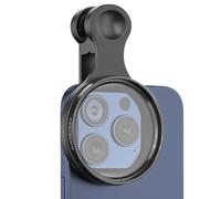 Mobile Phone Polarising Lens, Flat Polarising Filter Clip-On for Mobile Phone Cameras, Accessories for Polarising Smartphone Camera Lenses for Adults, Enthusiasts and Beginners