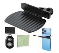 Mobile Phone Reflection Photography Mirror - Smartphone Camera Mirror Reflection Clip Kit | Lightweight Vertical Horizontal Reflector Accessories for Home Studio Beach Trips (Black)