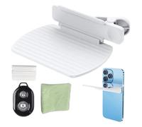 Mobile Phone Reflection Photography Mirror - Smartphone Camera Mirror Reflection Clip Kit | Lightweight Vertical Horizontal Reflector Accessories for Home Studio Beach Trips (White)