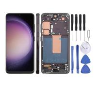 Mobile Phone Replacement Accessories for Galaxy S23 SM-S911U US Version TFT LCD Screen Digitizer Full Assembly with Frame Repair Part