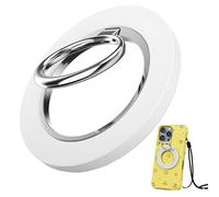 Mobile Phone Ring Holder Magnetic for MagSafe Ring, 360° Rotation Mobile Phone Finger Holder, Mobile Phone Ring Accessories for MagSafe, Smart Mobile Phone Holder for iPhone 17/16/15/14/13 Pro Max, 12