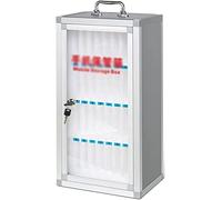 Mobile Phone Safe Deposit Box Pocket Chart Storage Cabinet, Student Storage Box, Wall-Mounted with A Locked Can Be Carried by Hand for Classroom Office0, Onecolor-36
