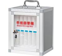 Mobile Phone Safe Deposit Box Pocket Chart Storage Cabinet, Student Storage Box, Wall-Mounted with A Locked Can Be Carried by Hand for Classroom Office, Onecolor-12