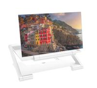 Mobile Phone Screen Magnifier - Smartphone Magnifier 20 cm - Height Adjustable Mobile Screen Amplifier with Folding Stand, for Movies Video TV Games Travel Home