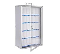 Mobile Phone Security Box with 12/24/36/48/60 Slots - Perfect for Schools, Classrooms, Offices, and Exams (Silver, B, 60 Slots)