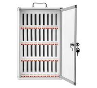 Mobile Phone Security Locker with 12/24/36/48/60 Slots, Perfect for Schools, Classrooms, Offices, and Exams (Silver-A, 36 Slots)