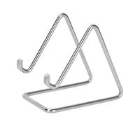 Mobile Phone Stand - Metal Holder, Business Card Organizer, Desk Stand | Compact Portable Holder for Smartphones, Tablets, Business Cards, Home Office, Gold