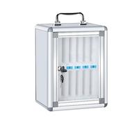 Mobile Phone Storage Box Conference & School nizer Desk Cabinet with Handle for Employee Use Compact Office Supplies Holder for Easy Access