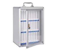 Mobile Phone Storage Box with 12/24/36/48/60 Slots, Perfect for Schools, Classrooms, Offices & Exams - Silver, B, 24 Slots - Secure & nized Solution