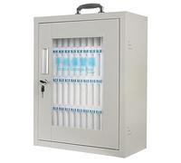 Mobile Phone Storage Cabinet 12-60 Slots with Lock Employee & Student Phone Locker Secure & Manage Mobile Devices Perfect for Offices and Schools (Color: Gray Size: 48 Units)