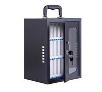 Mobile Phone Storage Cabinet Cold Rolled Steel Lockable nizer Box with Wall Mount Perfect for Classroom Office Exam Room (24 Slots)