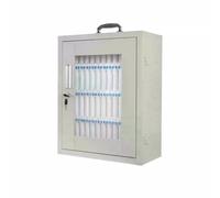 Mobile Phone Storage Cabinet Desktop Storage Rack Steel Mobile Phone Storage Cabinet,with Ventilating Holes at Both Ends Lock and Key with Digital Numbering,Suitable for School Factory Office(48 floor