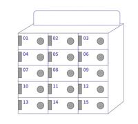 Mobile Phone Storage Cabinet - Employee Locker for School & Office - Secure Container for Factories & Businesses - Space-Saving Design