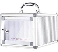 Mobile Phone Storage Cabinet with Lock 48 Compartments Wall Safe with Handle & Numbered EVA Drawers Ideal for Schools Factories & Exams Single Color 6 Units