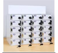 Mobile phone storage locker Acrylic Mobile Phone Storage Cabinet Wall-mounted Mobile Phone Storage Cabinet Pocket Chart Storage Cabinet Equipment security storage locker(100Slots)