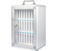 Mobile phone storage locker Aluminium Alloy Portable Mobile Phone Storage Box Mobile Phone Safe Box For Corporate Meeting Rooms Equipment security storage locker